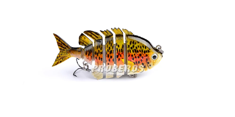 6 шт./лот Новый секций рыболовные приманки 0 5 унц. 14 г/8 см 3 15 "Swimbait Рыбалка 8 #