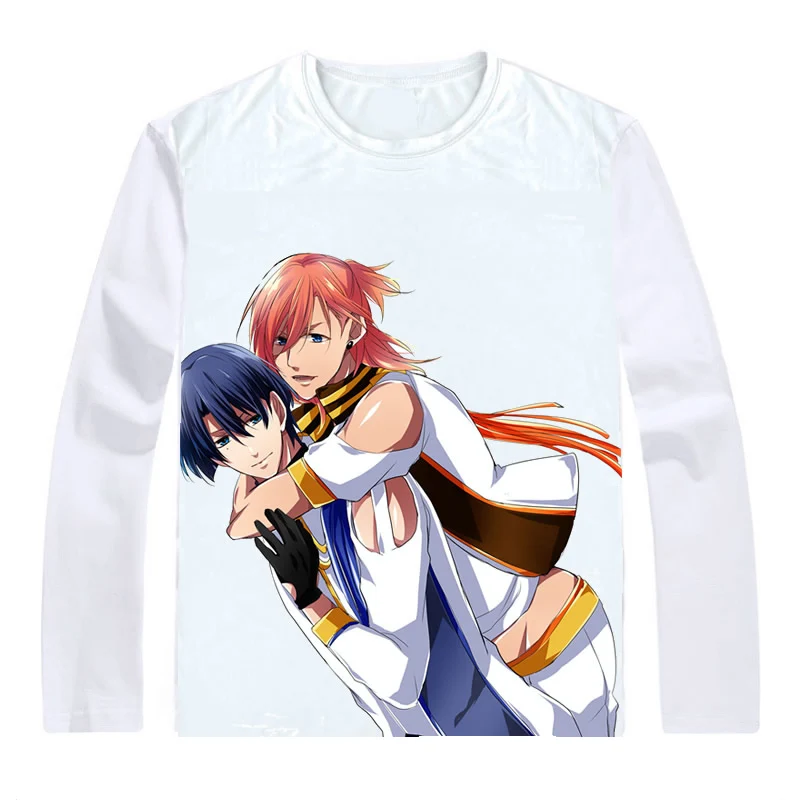 Style 3 Uta no Prince-sama/футболки с длинными рукавами в разных стилях; футболки с принтом «Song» и «Tokiya Ichinose Jinguji»; Косплей рубашка - Цвет: Style 3