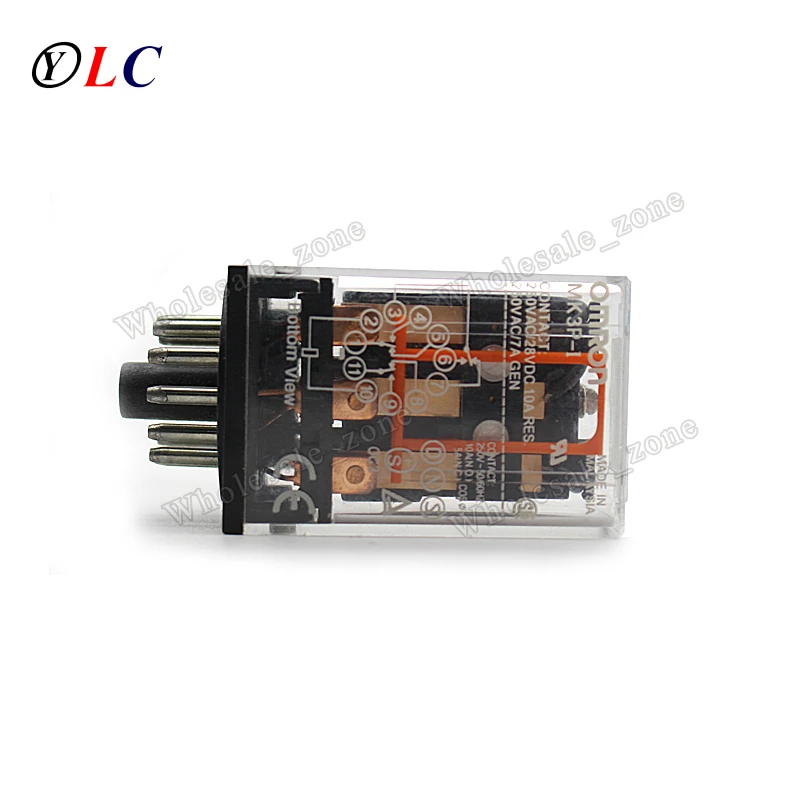 Оригинальный электромагнитный Мощность реле MK3P 1 AC 220V 10A 11Pin AC220V|power relay|ac power relay220v
