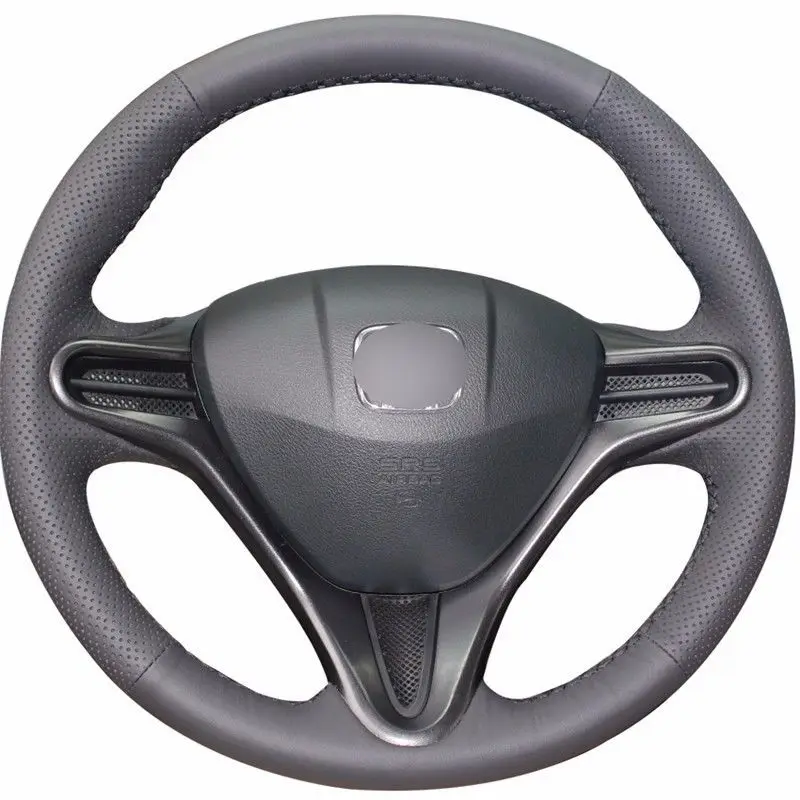 Кожаный чехол на руль для Honda Civic 8 2006 2011|Чехлы руль| |