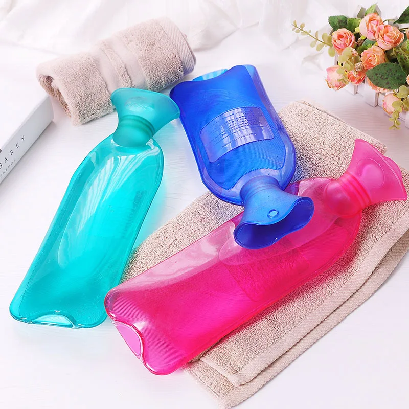 Hot Water Bottle Thick High Density PVC Bag 800ML Hand Warming Bottles Winter Bags 34*11cm |