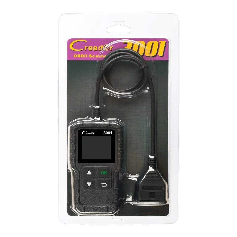LAUNCH X431 Creader 3001 OBD2 считыватель кодов Поддержка Full OBD 2 EOBD функция CR3001 автоматический