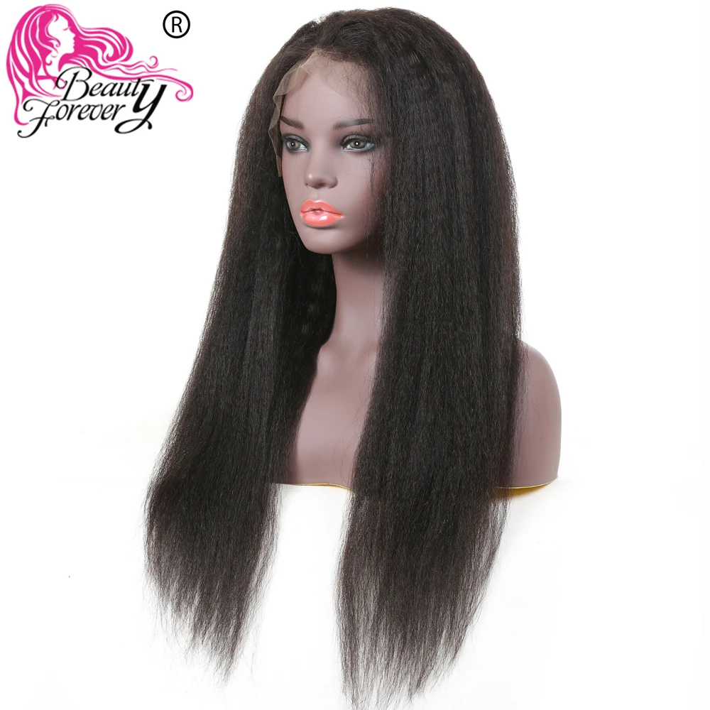 Beauty forever 13*4/6 бразильский кудрявый прямой парик remy волосы на кружеве человеческие волосы парики с детскими волосами 130% натуральный цвет 8-24"