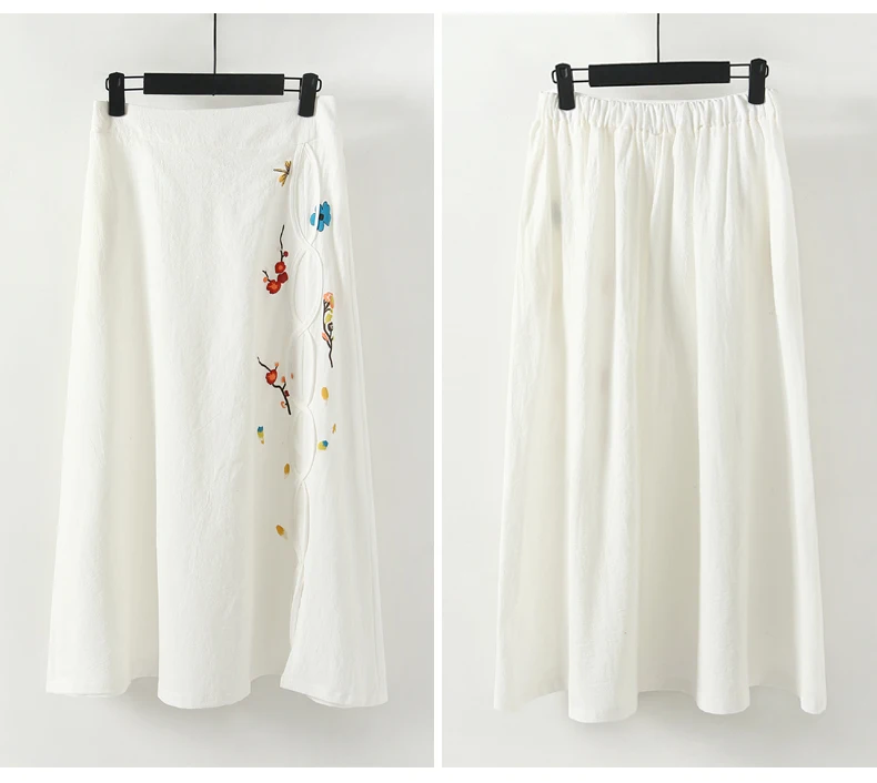 Новое поступление 2018 весна лето женская миди трапециевидная винтажная Цветочная