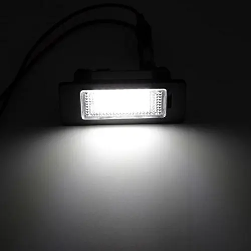 2 шт. ошибок светодиодный номерного знака светильник для BMW E39 E60 E61 E70 E82 E90 E92 24SMD