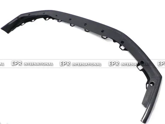 Автомобильный Стайлинг углеродное волокно Zele передняя губка глянцевое бампер