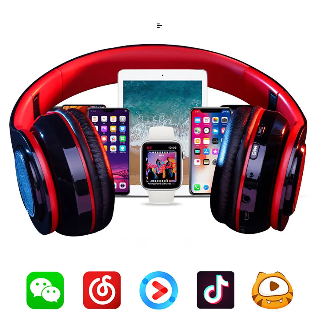 Носимые устройства Senza Fili Bluetooth 4,1 делла запонки над ухом llamento Del Rumore HIFI стерео