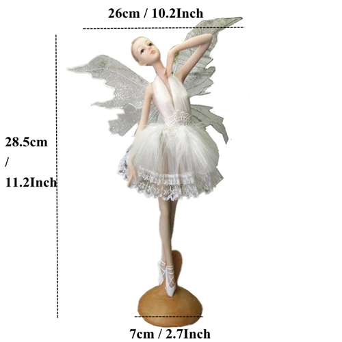 Ballet Dancer VILEAD 11,2 ''Смола балетная фигурка танцора творческий ангел миниатюры Ангел Фея статуэтки модель современные ремесла для дома Docor - Цвет: Ballet Dancer