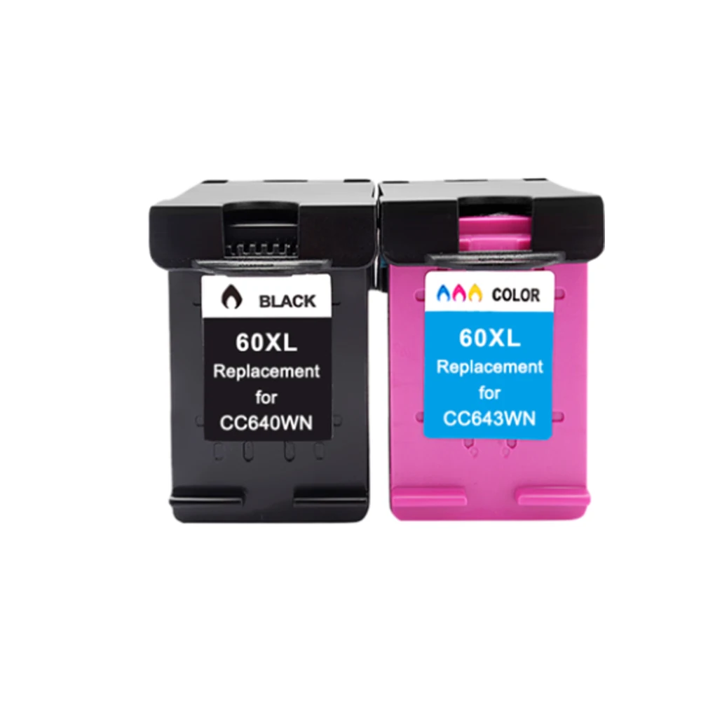 Совместимый с чернильным картриджем hp 60 xl hp60 60XL F2480 F2420 F4480 F4580 F4280 D2660 D2530 D2560 PhotoSmart