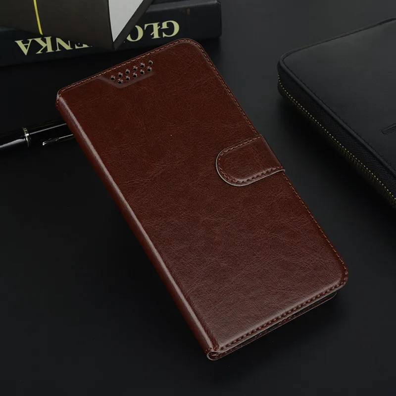 Роскошный чехол-бумажник из искусственной кожи с откидной крышкой для Sony Xperia XZ4