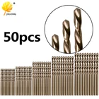 50 шт., сверло M35 из быстрорежущей стали, кобальт