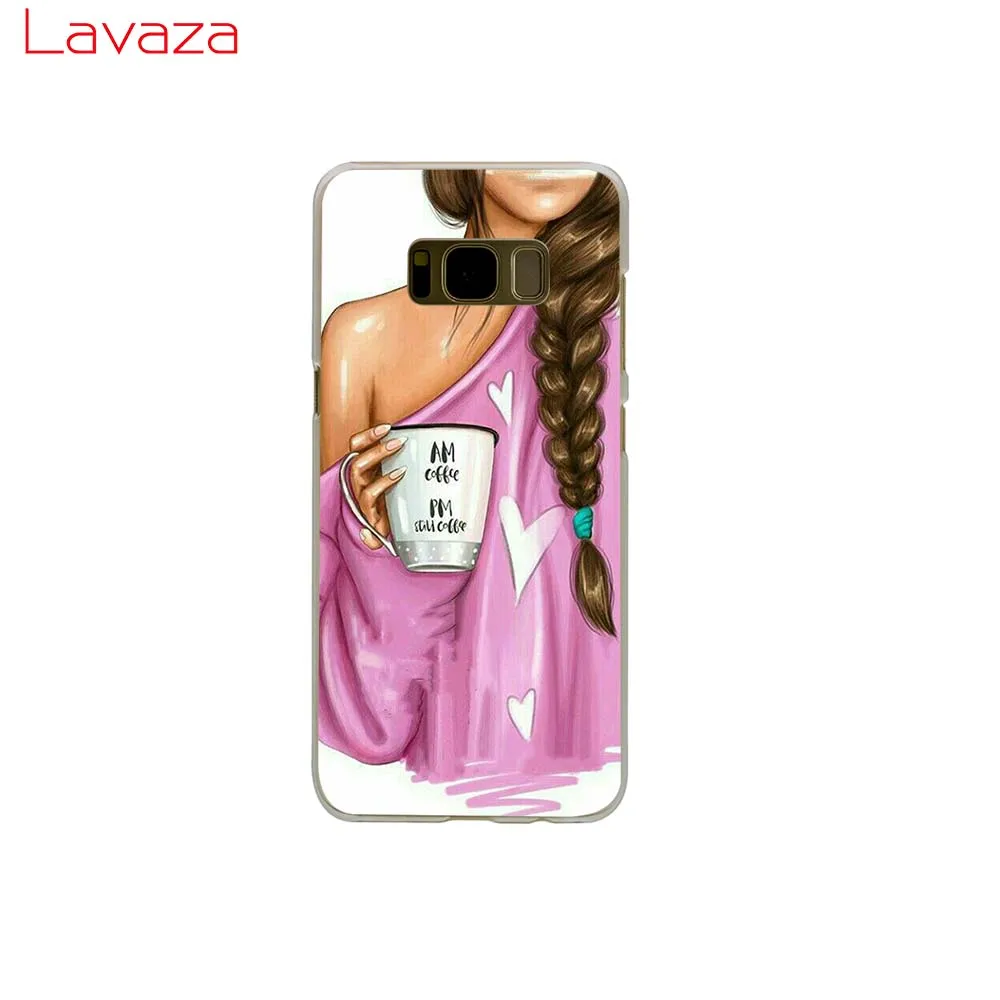 Твердый чехол для телефона Lavaza с черными и коричневыми волосами Samsung Galaxy A10 A30 A40 A50