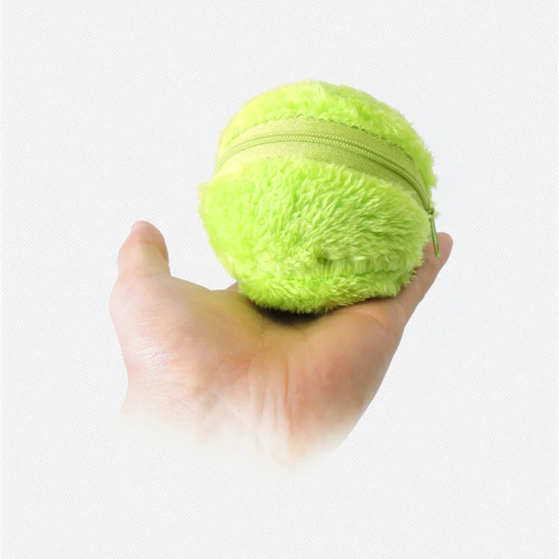 4 Color Set Electric Toy Ball Dog Cat Automatic Pet Plush Activation Chew Floor Clean Toys | Дом и сад