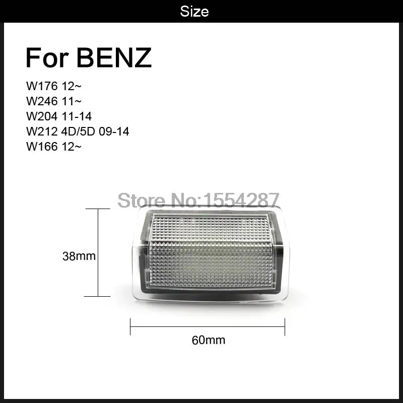 2X Светодиодный светильник для двери автомобиля проектор подходит Mercedes Benz W176 W246