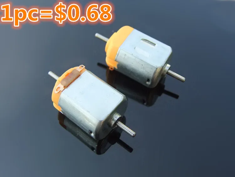 

1pc K803 Double Output Shaft DC motor 1.5-6V 3V 11000rpm DIY Model Making Free Shipping Russia