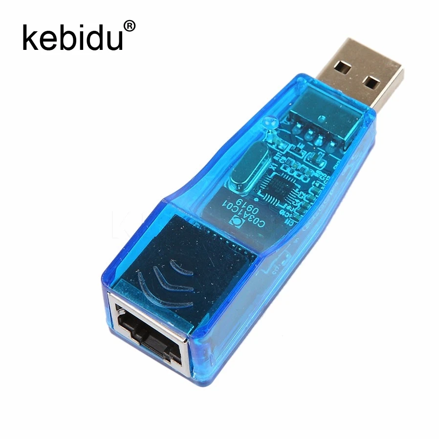 Kebidu USB 2,0 в LAN RJ45 Ethernet 5 Мбит/с сетевой адаптер USB в RJ45 Ethernet конвертер для портативных ПК