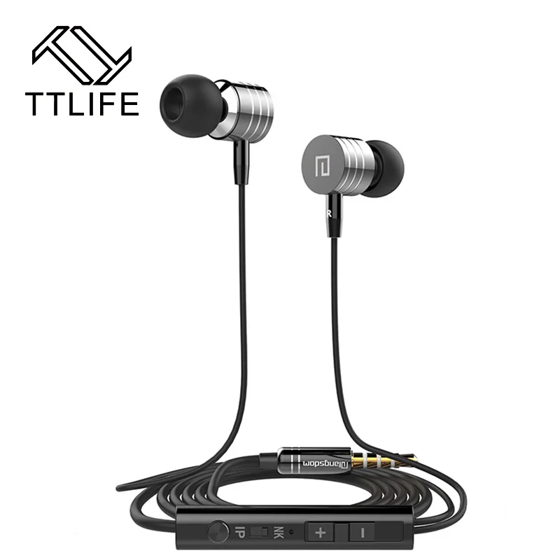TTLIFE Спортом Бег Стерео Наушники Проводные Наушники-Вкладыши mp3 С Шумоподавлением