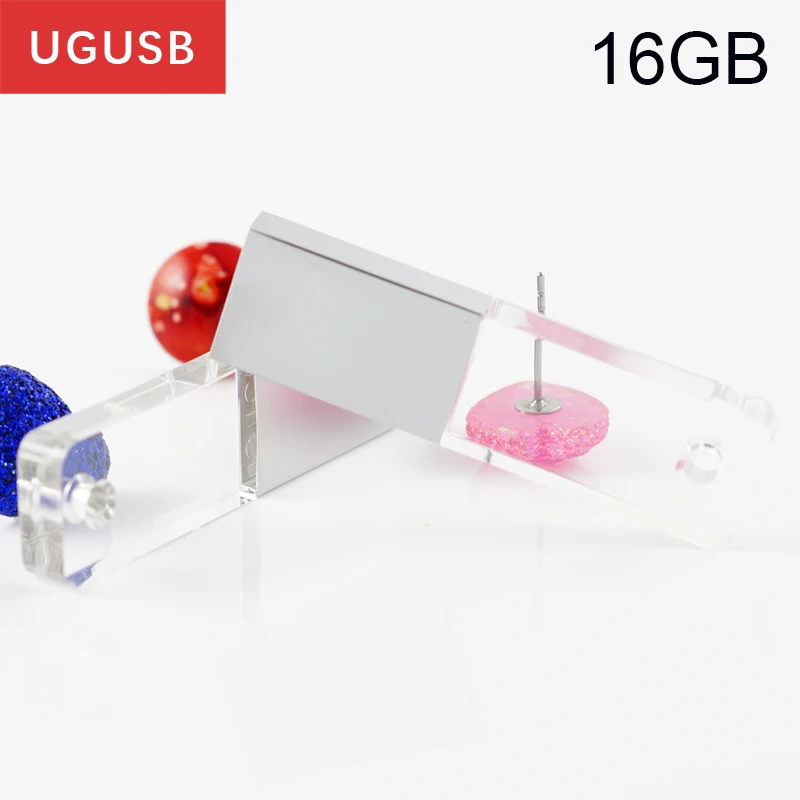 Мини-мода акриловые Кристалл карту флэш-памяти с интерфейсом usb накопитель