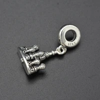 high quality 925 silver jewelry pendants european and american fashion castles suitable for gift giving jewelry making