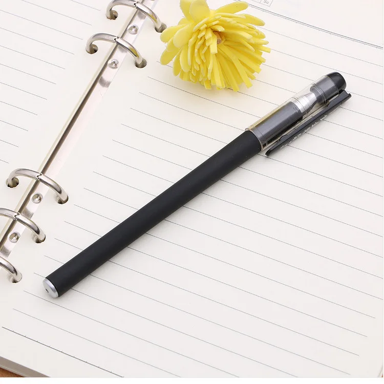 Настраиваемые черные гелевые чернила шариковая ручка 100 шт. стандартные 0 5 мм