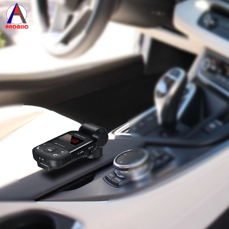 Bluetooth колонка передатчик автомобильное зарядное устройство USB быстрая зарядка