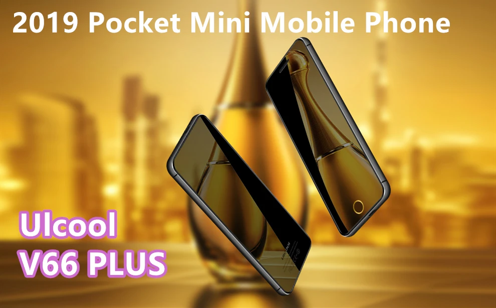 Карманный мини-телефон Ulcool V66 Plus, анти-потеря, две sim-карты, ультра тонкий телефон, MP3, четырехдиапазонный GSM Bluetooth, мобильный телефон