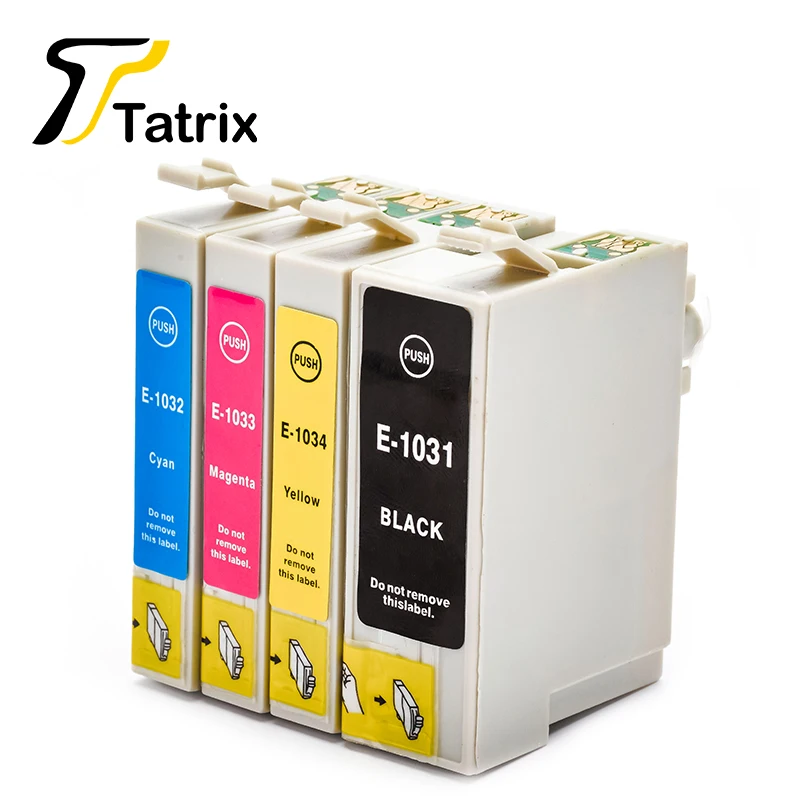 Чернильный картридж T1031 T1032 T1033 T1034 4PK с чипом для Epson Stylus office