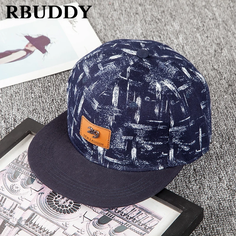RBUDDY 3D Graffit Бейсбол шапки Хип Поп прямой козырек Snapback сезон: весна–лето Trucker папа
