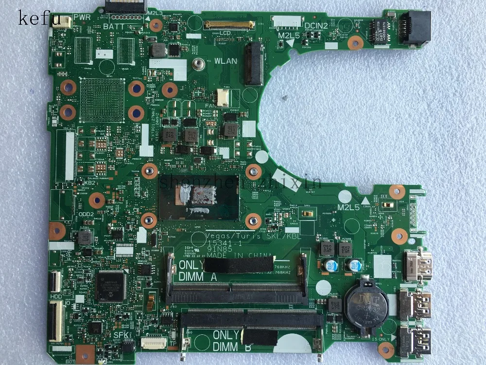 KEFU для DELL Inspiron 15 3567 материнская плата ноутбука I3-6006U CN-0NP4RY 0NP4RY NP4RY 91N85 DDR4 |