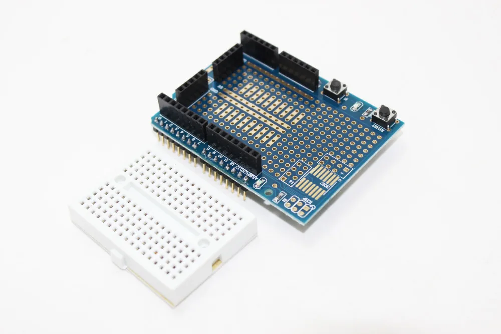 Плата расширения UNO Proto Shield для прототипов с магнитной мини-макетной платой ARDUINO 1
