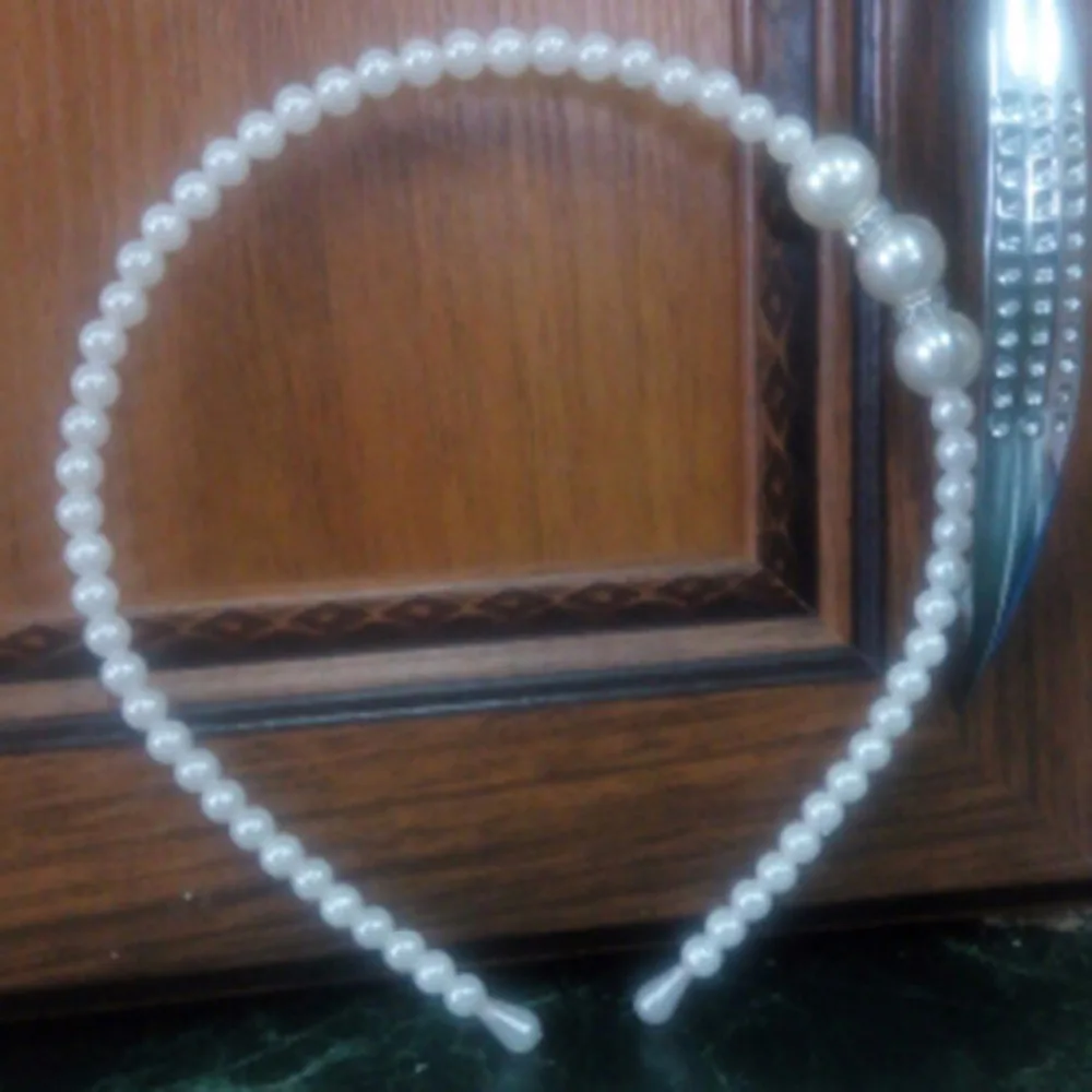 Женская повязка на голову с жемчужинами элегантная аксессуары для волос |