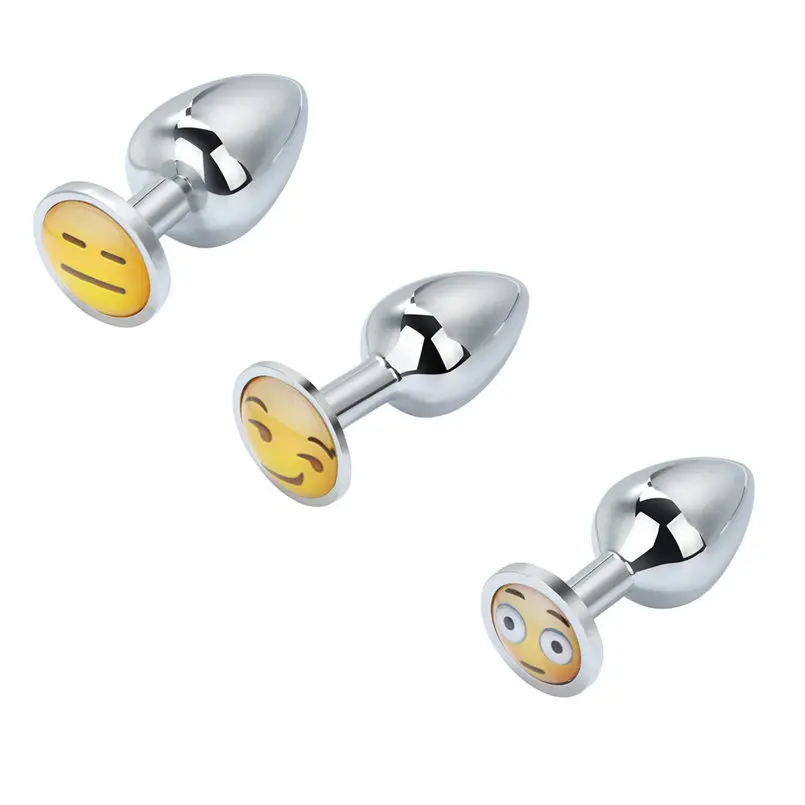 Интимная металлическая Анальная пробка со стразами ювелирное изделие гладкая