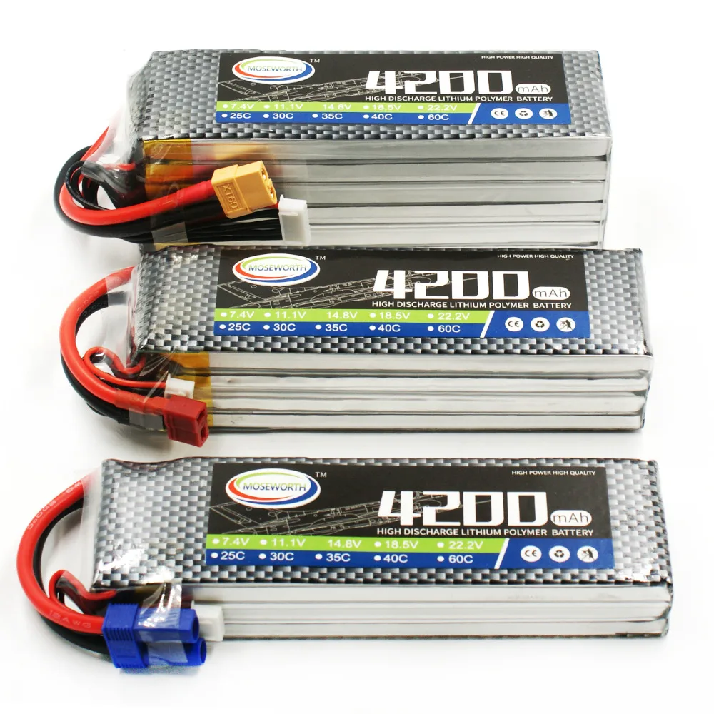 

Lipo Battery 6S 22.2V 4200mAh 25C RC Drone Quadcopter Helicopter Airplane Car Li-ion Battery Remote Control Toys Lithium Battery