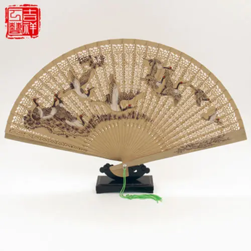 2 шт. Китайский классический ручной работы Сандалии Дерево ароматный полый