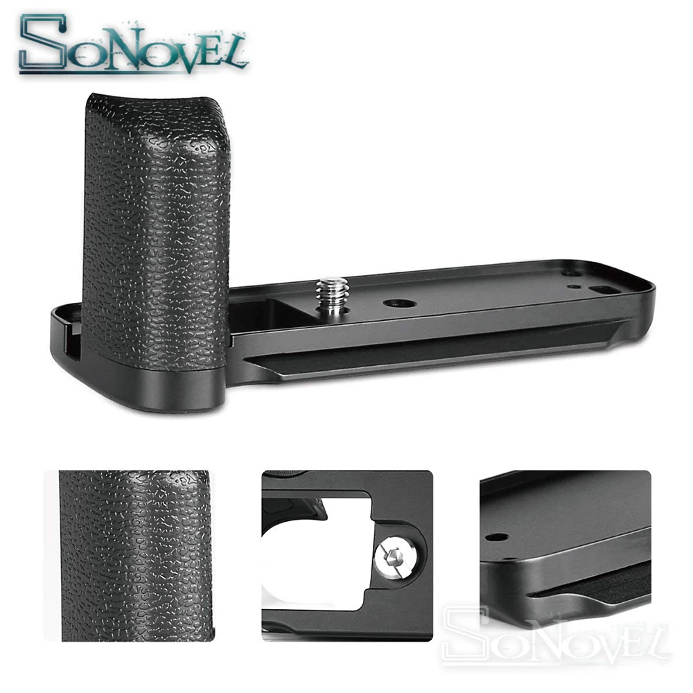 

Meike MK-XE3G Aluminum Alloy Vertical Quick Release Plate L Bracket Hand Grip Holder for Fujifilm Fuji X-E3 XE3 Camera