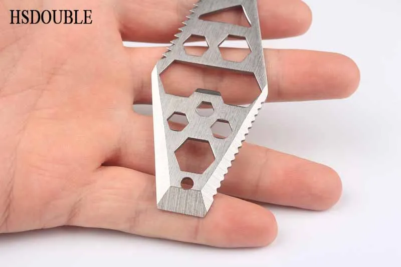 1pcs Edc Gear Outdoor Survival Multifunction KeyChain Tool Wrench Can Opener Bottle | Buckles &amp Hooks