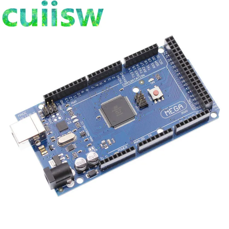 МЕГА 2560 R3 плата 2012 официальная версия с ATMega 2560 ATMega16U2 чип для Arduino интегрированный драйвер с оригинальной розничной коробкой - Цвет: 2560 R3