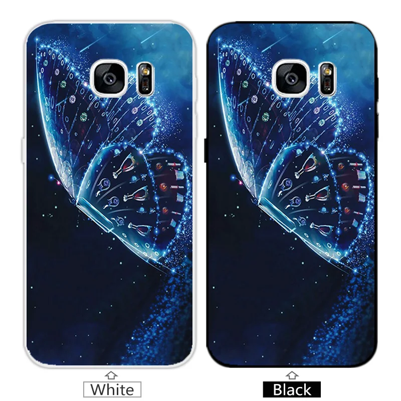Мягкий силиконовый чехол для телефона Samsung Galaxy S7 G9308 G930 Transpanret Ультратонкий из ТПУ
