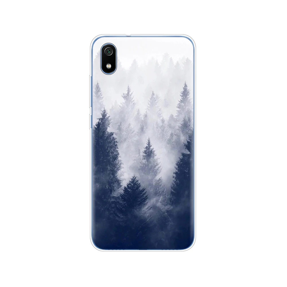 61860 Силиконовый чехол для xiaomi redmi 7a, чехлы, мягкая задняя крышка из ТПУ для redmi 7 a, бампер hongmi 7a, чехол для телефона, полная Защита, Чехол - Цвет: 61860
