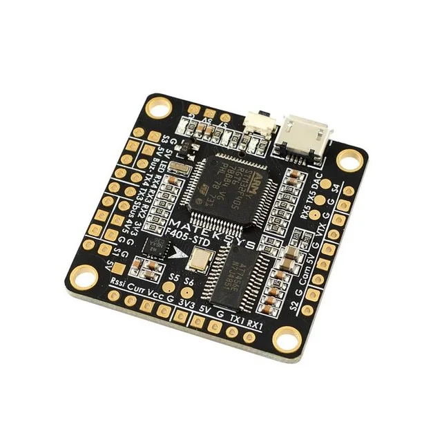 Matek F405 STD STM32F405 с OSD плата управления полетом DShot выходы SD слот 32k Gyro BMP280 FCHUB6S PDB для RC