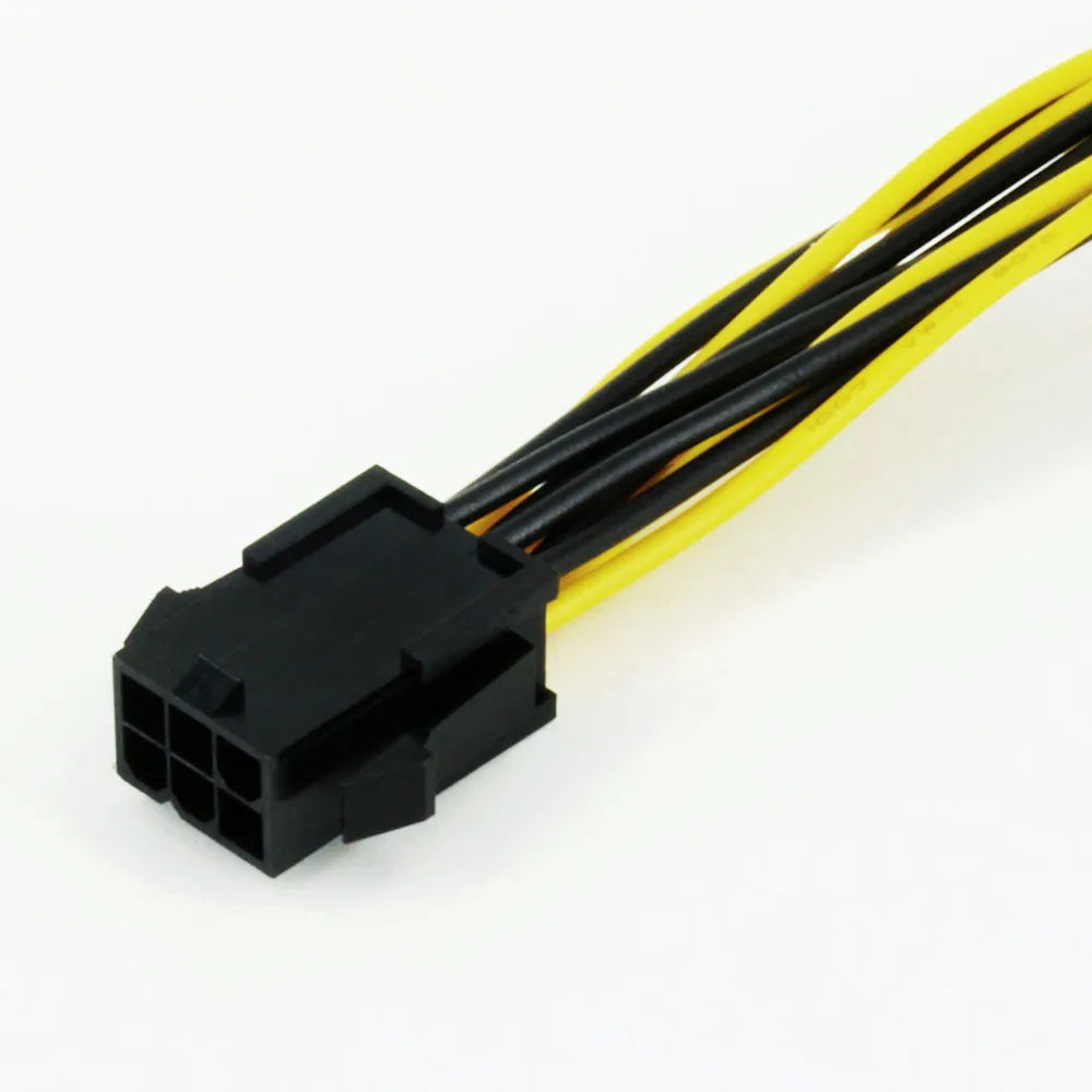 JONSNOW cpu 6 Pin для видеокарты PCI Express силовой сплиттер кабель 6Pin женский двойной 8Pin