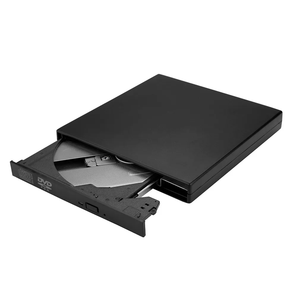 USB 2,0 Внешний DVD комбо Burner привод горелки CD+-RW DVD ROM для ПК компьютера ноутбука Мобильный Внешний привод