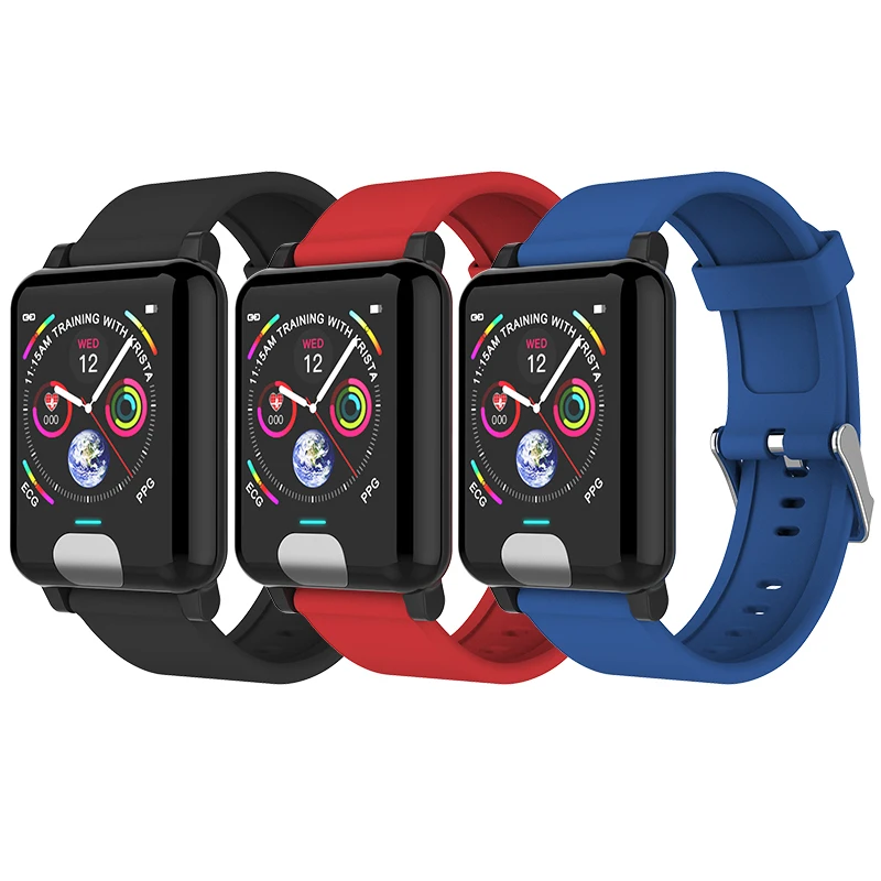 Gps Smartwatch водонепроницаемые умные часы ECG PPG измерение артериального давления фитнес-трекер Браслет Пульс для IOS телефона