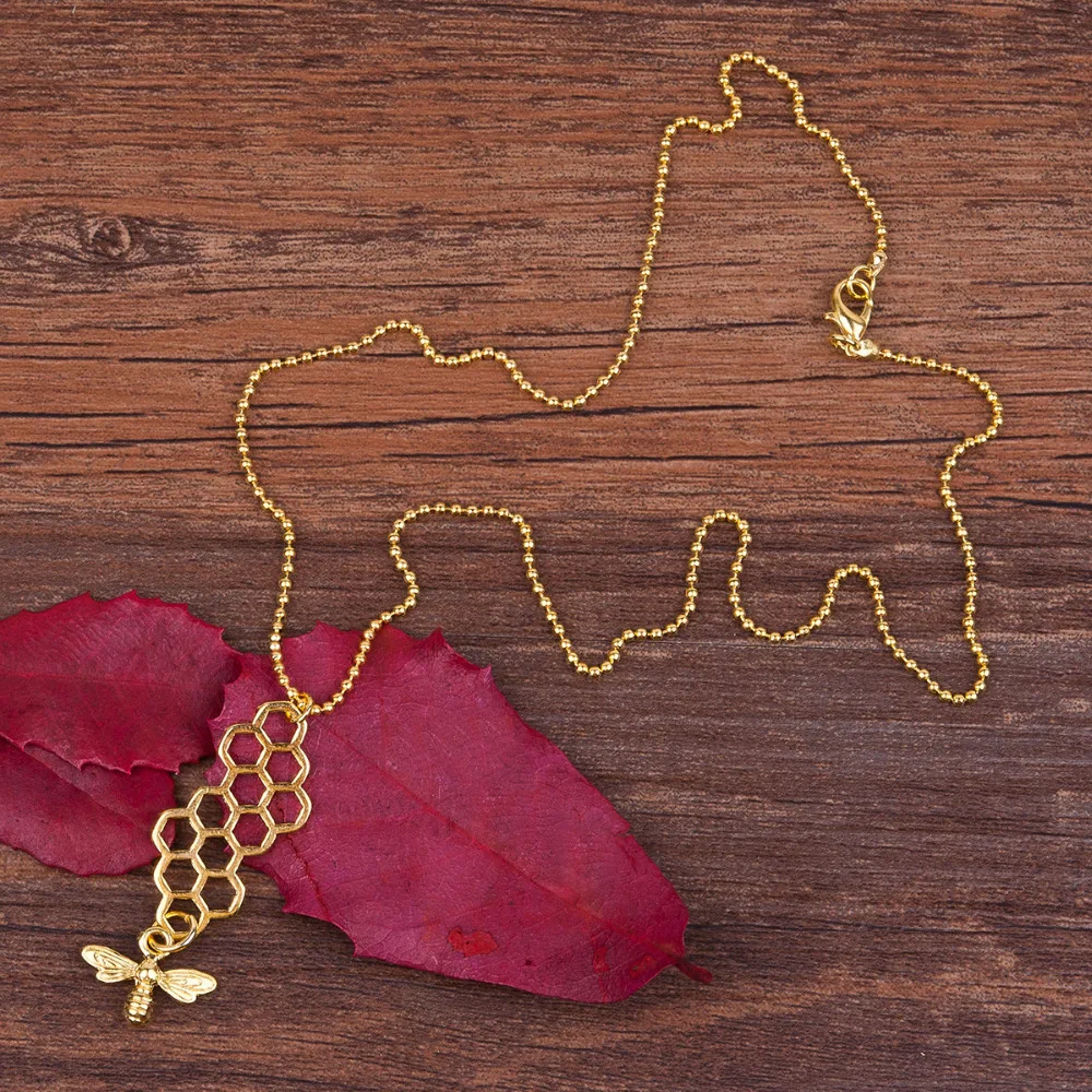 Женская Длинная подвеска в виде пчелы 45 см (17 6/8 дюйма)|jewelry necklace|trendy jewelrynecklace jewelry |