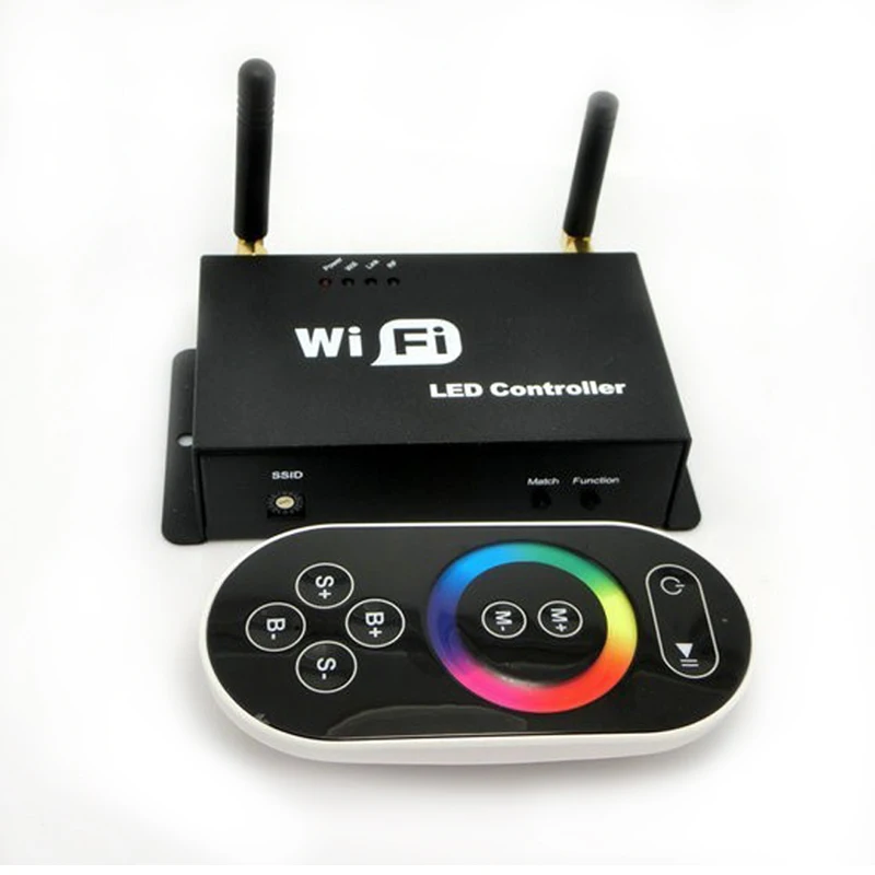 LMID Панели управления RGB DC5v ~ 24v Wi Fi 100 Беспроводной сенсорный экран Android IOS Смартфон