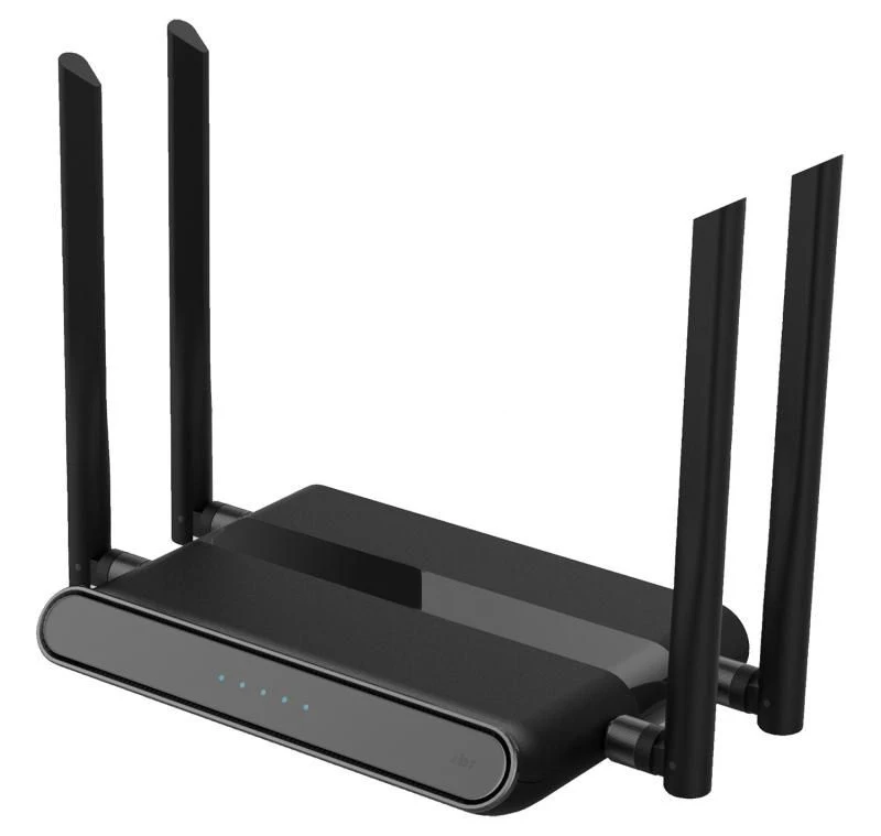 Черный 5G беспроводной wi-fi маршрутизатор ВПН wi-fi ретранслятор 1167 Мбит/с DDR2 64 Мб 2,4 ГГц/5 ГГц двухдиапазонный меньше помех точка доступа большой диапазон - Цвет: Черный