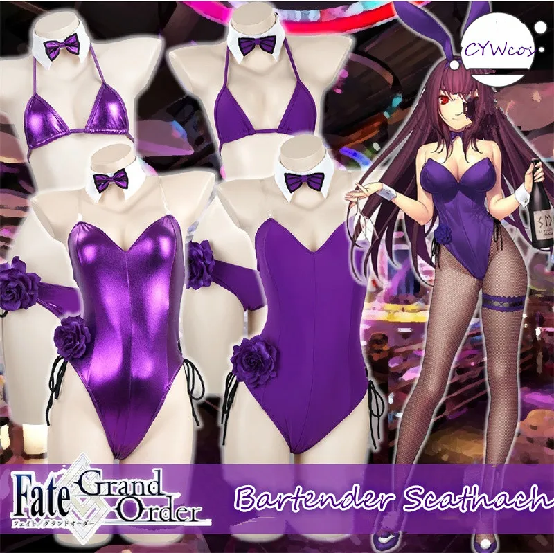 Fate/Grand Order FGO костюм для косплея бармена скатаха костюмы Банни божьей коровки