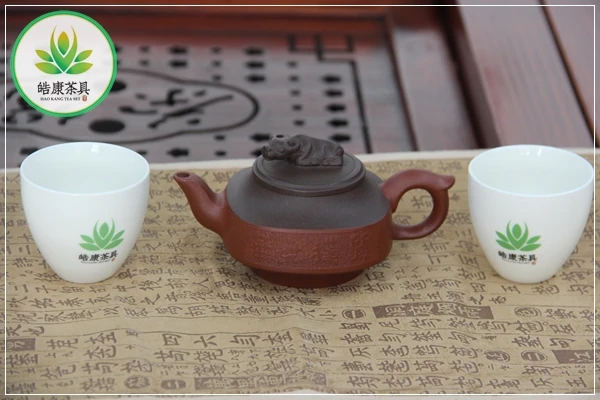 Настоящий исинский китайский чайник для набора Кунг Фу Ча из пурпурной глины
