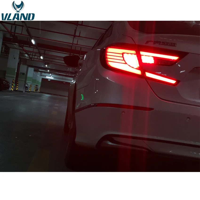 2016-UP год светодиодные задние фонари для Honda Accord 10th Gen Автомобильный задний фонарь
