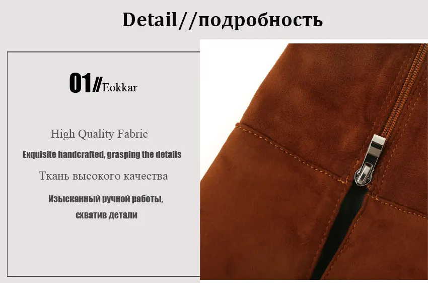 Eokkar/ г. Большие размеры 45, женские ботфорты на очень высоком каблуке Теплые черные зимние сапоги с острым носком на шпильке размеры 34-45